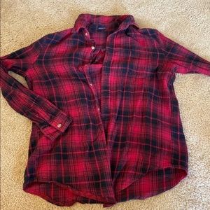 BARELY WORN Brandy Melville flannel